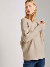 Pullover mit Fledermausärmeln - Frauen - cozy beige melange Pullover mit Fledermausärmeln - Frauen - cozy beige melange - 5 - TOM TAILOR Denim