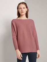 Pullover mit Fledermausärmeln - Frauen - cozy rose Pullover mit Fledermausärmeln - Frauen - cozy rose - 1 - TOM TAILOR Denim