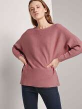 Pullover mit Fledermausärmeln - Frauen - cozy rose Pullover mit Fledermausärmeln - Frauen - cozy rose - 5 - TOM TAILOR Denim