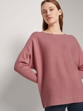 Pullover mit Fledermausärmeln - Frauen - cozy rose Pullover mit Fledermausärmeln - Frauen - cozy rose - 9 - TOM TAILOR Denim