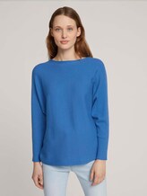 Pullover mit Fledermausärmeln - Frauen - mid blue Pullover mit Fledermausärmeln - Frauen - mid blue - 1 - TOM TAILOR Denim