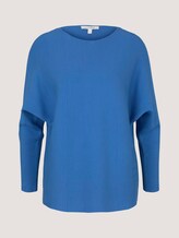 Pullover mit Fledermausärmeln - Frauen - mid blue Pullover mit Fledermausärmeln - Frauen - mid blue - 7 - TOM TAILOR Denim