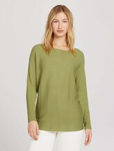 Sweater with bat sleeves - Women - new pea green Sweater with bat sleeves - Women - new pea green - 1 - TOM TAILOR Denim