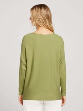 Sweater with bat sleeves - Women - new pea green Sweater with bat sleeves - Women - new pea green - 2 - TOM TAILOR Denim