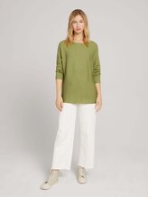 Sweater with bat sleeves - Women - new pea green Sweater with bat sleeves - Women - new pea green - 3 - TOM TAILOR Denim