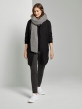 Cardigan mit Kapuze - Frauen - Shale Grey Melange Cardigan mit Kapuze - Frauen - Shale Grey Melange - 3 - TOM TAILOR Denim