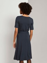 Kleid mit Bindegürtel - Frauen - Sky Captain Blue Kleid mit Bindegürtel - Frauen - Sky Captain Blue - 2 - Mine to five