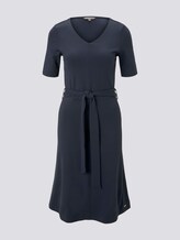 Kleid mit Bindegürtel - Frauen - Sky Captain Blue Kleid mit Bindegürtel - Frauen - Sky Captain Blue - 7 - Mine to five