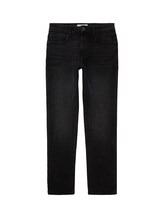 TOM TAILOR Herren Josh Regular Slim Jeans, schwarz, Uni, Gr. 33/34