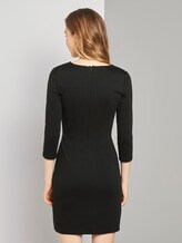 Kleid mit Reißverschlussdetails - Frauen - Deep Black Kleid mit Reißverschlussdetails - Frauen - Deep Black - 2 - TOM TAILOR