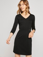 Kleid mit Reißverschlussdetails - Frauen - Deep Black Kleid mit Reißverschlussdetails - Frauen - Deep Black - 5 - TOM TAILOR