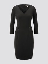 Kleid mit Reißverschlussdetails - Frauen - Deep Black Kleid mit Reißverschlussdetails - Frauen - Deep Black - 7 - TOM TAILOR
