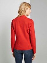 Strukturierter Ottoman Blazer - Frauen - Strong Red Strukturierter Ottoman Blazer - Frauen - Strong Red - 2 - TOM TAILOR