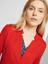 Strukturierter Ottoman Blazer - Frauen - Strong Red Strukturierter Ottoman Blazer - Frauen - Strong Red - 9 - TOM TAILOR