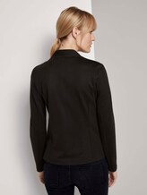 Strukturierter Ottoman Blazer - Frauen - deep black Strukturierter Ottoman Blazer - Frauen - deep black - 2 - TOM TAILOR