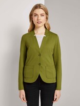 Strukturierter Ottoman Blazer - Frauen - wood green Strukturierter Ottoman Blazer - Frauen - wood green - 1 - TOM TAILOR
