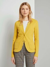 Strukturierter Ottoman Blazer - Frauen - california sand yellow Strukturierter Ottoman Blazer - Frauen - california sand yellow - 1 - TOM TAILOR