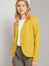 Strukturierter Ottoman Blazer - Frauen - california sand yellow Strukturierter Ottoman Blazer - Frauen - california sand yellow - 5 - TOM TAILOR