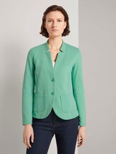 Strukturierter Ottoman Blazer - Frauen - soft leaf green Strukturierter Ottoman Blazer - Frauen - soft leaf green - 1 - TOM TAILOR