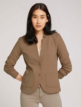 Strukturierter Ottoman Blazer - Frauen - french clay beige Strukturierter Ottoman Blazer - Frauen - french clay beige - 5 - TOM TAILOR