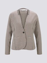 Karierter Jersey-Blazer - Frauen - camel small check Karierter Jersey-Blazer - Frauen - camel small check - 7 - TOM TAILOR