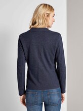 Weicher Blazer mit Paspeltaschen - Frauen - Sky Captain Blue Weicher Blazer mit Paspeltaschen - Frauen - Sky Captain Blue - 2 - TOM TAILOR