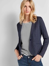 Weicher Blazer mit Paspeltaschen - Frauen - Sky Captain Blue Weicher Blazer mit Paspeltaschen - Frauen - Sky Captain Blue - 5 - TOM TAILOR