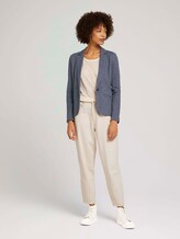 Weicher Blazer mit Paspeltaschen - Frauen - sky captain blue melange Weicher Blazer mit Paspeltaschen - Frauen - sky captain blue melange - 3 - TOM TAILOR