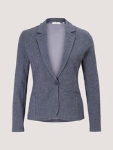 Weicher Blazer mit Paspeltaschen - Frauen - sky captain blue melange Weicher Blazer mit Paspeltaschen - Frauen - sky captain blue melange - 7 - TOM TAILOR