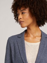 Weicher Blazer mit Paspeltaschen - Frauen - sky captain blue melange Weicher Blazer mit Paspeltaschen - Frauen - sky captain blue melange - 9 - TOM TAILOR