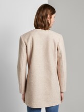 Weicher Longblazer ohne Kragen - Frauen - desert sand melange Weicher Longblazer ohne Kragen - Frauen - desert sand melange - 2 - TOM TAILOR