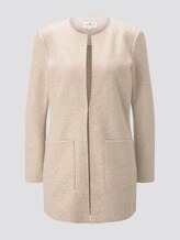 Weicher Longblazer ohne Kragen - Frauen - desert sand melange Weicher Longblazer ohne Kragen - Frauen - desert sand melange - 7 - TOM TAILOR