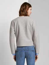 Kurzer Blazer mit Taschen - Frauen - Silver Grey Melange Kurzer Blazer mit Taschen - Frauen - Silver Grey Melange - 2 - TOM TAILOR