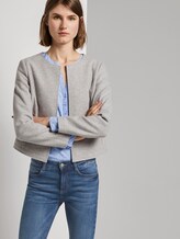 Kurzer Blazer mit Taschen - Frauen - Silver Grey Melange Kurzer Blazer mit Taschen - Frauen - Silver Grey Melange - 5 - TOM TAILOR