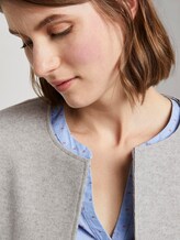 Kurzer Blazer mit Taschen - Frauen - Silver Grey Melange Kurzer Blazer mit Taschen - Frauen - Silver Grey Melange - 9 - TOM TAILOR