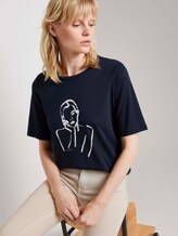 T-Shirt mit Motivprint - Frauen - Sky Captain Blue T-Shirt mit Motivprint - Frauen - Sky Captain Blue - 5 - Mine to five