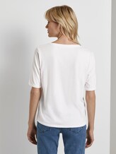 T-Shirt mit Motivprint - Frauen - White T-Shirt mit Motivprint - Frauen - White - 2 - Mine to five