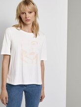 T-Shirt mit Motivprint - Frauen - White T-Shirt mit Motivprint - Frauen - White - 5 - Mine to five