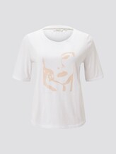 T-Shirt mit Motivprint - Frauen - White T-Shirt mit Motivprint - Frauen - White - 7 - Mine to five