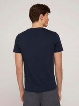 T-Shirt mit Bio-Baumwolle - Männer - Dark Blue T-Shirt mit Bio-Baumwolle - Männer - Dark Blue - 2 - TOM TAILOR