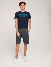 T-Shirt mit Bio-Baumwolle - Männer - Dark Blue T-Shirt mit Bio-Baumwolle - Männer - Dark Blue - 3 - TOM TAILOR