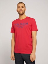 T-Shirt mit Bio-Baumwolle - Männer - Virtual Rec T-Shirt mit Bio-Baumwolle - Männer - Virtual Rec - 1 - TOM TAILOR