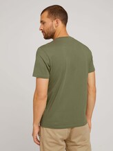 T-Shirt mit Bio-Baumwolle - Männer - Oak Leaf Green T-Shirt mit Bio-Baumwolle - Männer - Oak Leaf Green - 2 - TOM TAILOR
