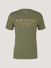 T-Shirt mit Bio-Baumwolle - Männer - Oak Leaf Green T-Shirt mit Bio-Baumwolle - Männer - Oak Leaf Green - 7 - TOM TAILOR