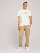 T-Shirt mit Bio-Baumwolle - Männer - Off White T-Shirt mit Bio-Baumwolle - Männer - Off White - 3 - TOM TAILOR