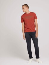 T-Shirt mit Bio-Baumwolle - Männer - amber brown T-Shirt mit Bio-Baumwolle - Männer - amber brown - 3 - TOM TAILOR