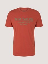 T-Shirt mit Bio-Baumwolle - Männer - amber brown T-Shirt mit Bio-Baumwolle - Männer - amber brown - 7 - TOM TAILOR
