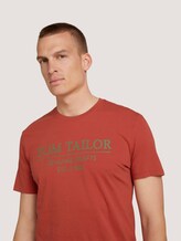 T-Shirt mit Bio-Baumwolle - Männer - amber brown T-Shirt mit Bio-Baumwolle - Männer - amber brown - 9 - TOM TAILOR