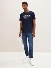 T-Shirt mit Bio-Baumwolle - Männer - Sky Captain Blue T-Shirt mit Bio-Baumwolle - Männer - Sky Captain Blue - 3 - TOM TAILOR