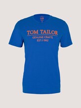 T-Shirt mit Bio-Baumwolle - Männer - Clearly Blue T-Shirt mit Bio-Baumwolle - Männer - Clearly Blue - 7 - TOM TAILOR